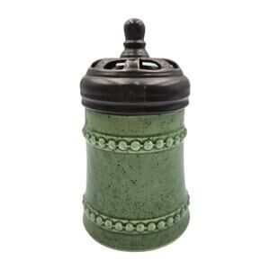 Greenleaf Aroma Decor Fragrance Diffuser Green Ceramic 7x3.75" NEVER USED